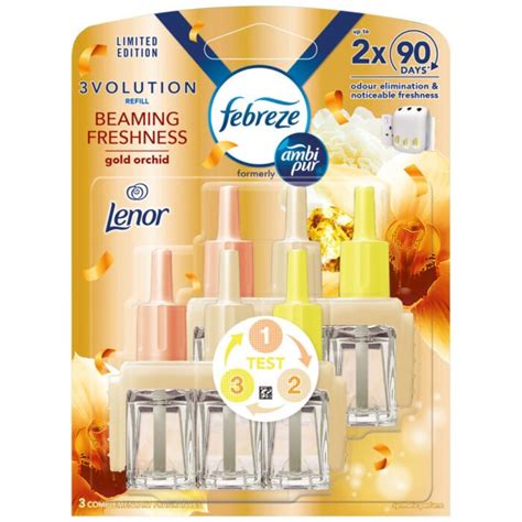 Ambi Pur Volution Refill Gold Orchid Febreze Ml Twin Pack