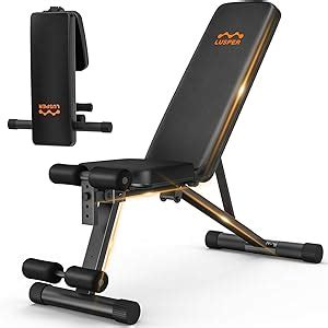 Amazon Lusper Adjustable Weight Bench Foldable Lb Stable