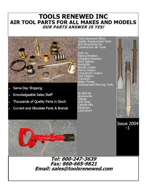 TOOLS RENEWED CATALOG-CATALOG