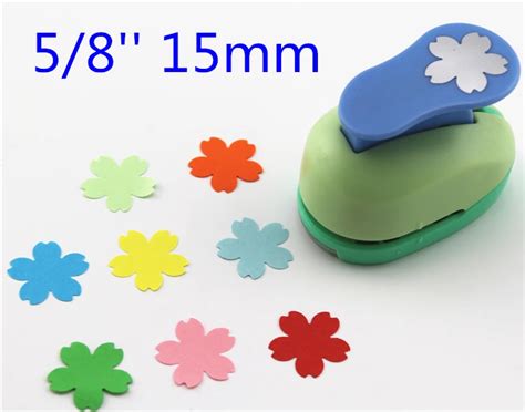 15mm flowers paper punches for scrapbooking Diy tools shape craft punch diy puncher paper ...