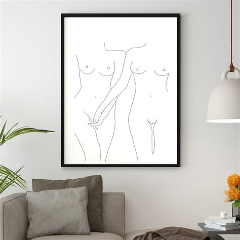 Sexy Lesbian Art Etsy