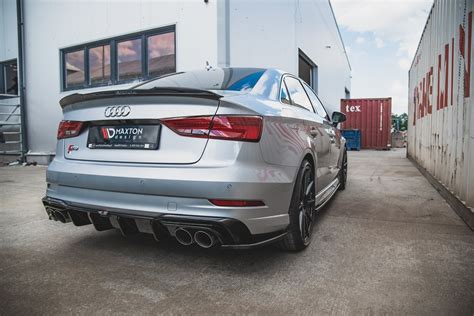 Dyfuzor Tylnego Zderzaka Audi S3 8V Sedan Facelift MAPET TUNING