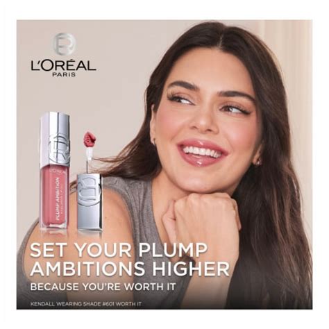 L Oreal Paris Plump Ambition Lip Oil With Hyaluronic Acid 650 Nude Macaron 0 16 Fl Oz Kroger