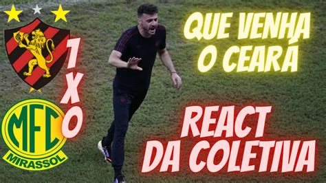 React Coletiva De Mariano Soso Sport X Mirassol Youtube