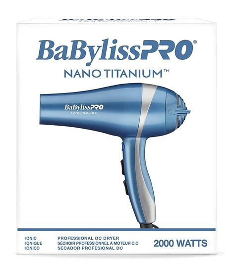 BaBylissPRO Nano Titanium Hair Dryer - Lightweight & Powerful Styling ...