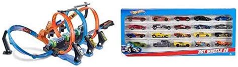Hot Wheels FTB65 Action Korkenzieher Crash Trackset Auto Rennbahn