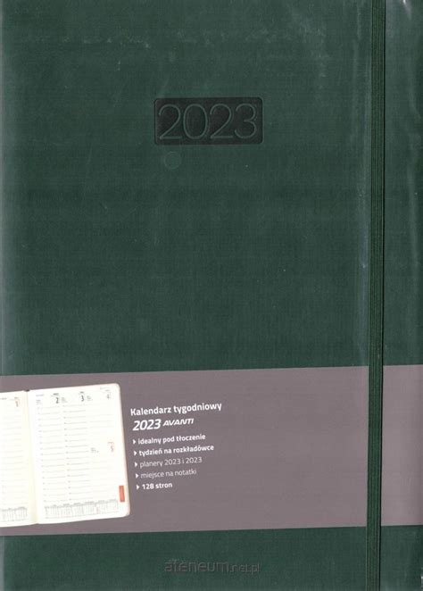 Kalendarz książkowy 2023 A4 tygodniowy 12725383553 oficjalne