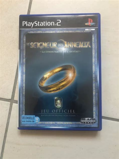 JEU PS2 LE Seigneur des Anneaux La Communauté de l anneau jeu