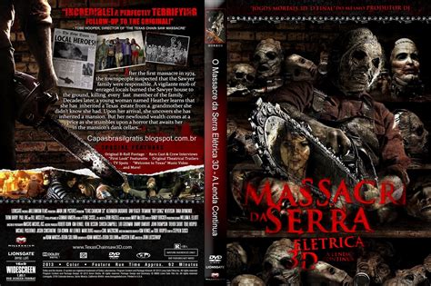 Capa O Massacre da Serra Elétrica 3D O Melhor em capas do Brasil