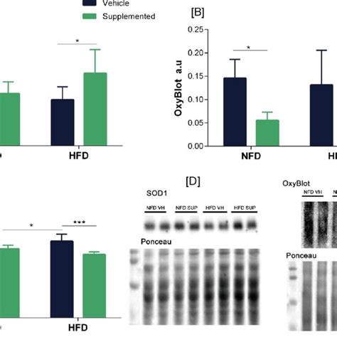 Oxidative Stress And Antioxidant Markers In Nfd And Hfd Mice After