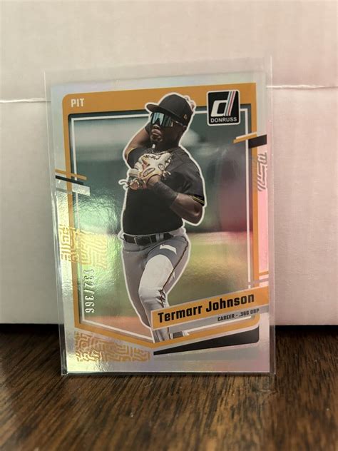 Termarr Johnson Donruss Rated Prospect Base Season Stat Line