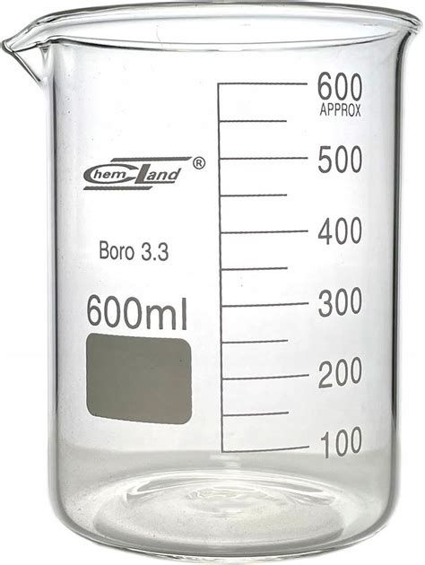 Drobne Akcesoria Medyczne Chemland Zlewka Szklana Niska 600Ml Chemland