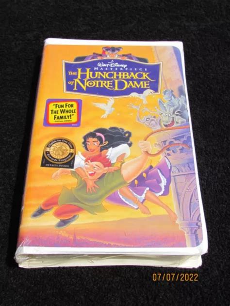 New Vhs The Hunchback Of Notre Dame Walt Disney Masterpiece Sealed