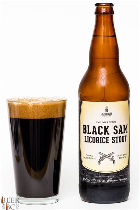 Lighthouse Brewing Co Black Sam Licorice Stout Beer Me British