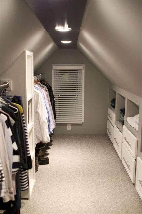 34 Best Examples Of Attic Closet Design Ideas Attic Bedrooms Attic