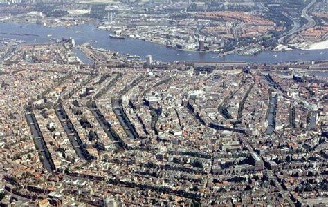 Amsterdam - Aerial View of Canals