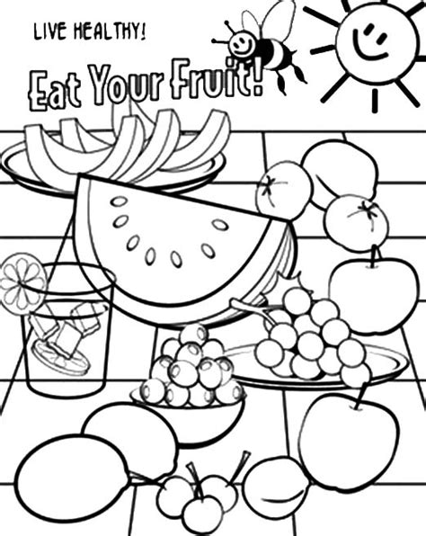 eat  healthy food coloring pages artofit