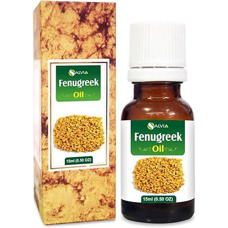 Amazon Fenugreek Oil Oz Natural Pure Fenugreek Oil For