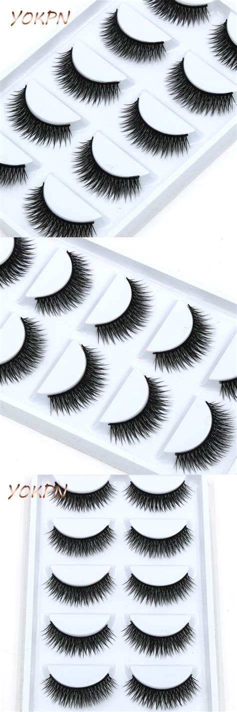 Visit To Buy YOKPN Wholesale Short Paragraph Natural False Eyelashes