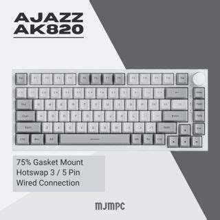 Ajazz Ak Mechanical Keyboard Layout Key Hot Swappable Wired