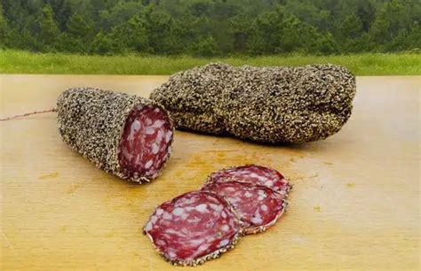 Dry Cured Pepper Sausage Saucisson Europafoodxb Buy Food Online