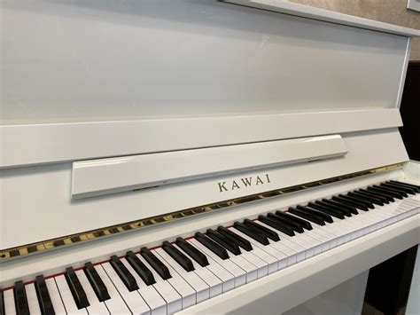 Virtually New Snow White Kawai K Size Professional Studio Upright