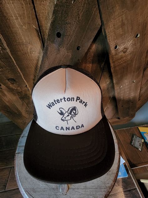 Vintage Waterton Park Snapback Hat Hein Ventures Inc