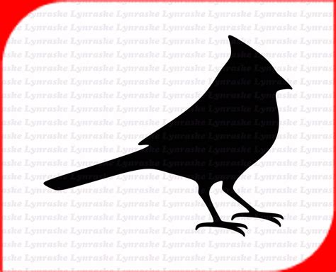 Cardinal Silhouette SVG, Svg, Dxf, Cricut, Silhouette Cut File, Instant ...