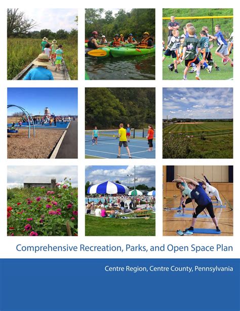 Centre Region Parks Recreation And Open Space Comprehensive Study By