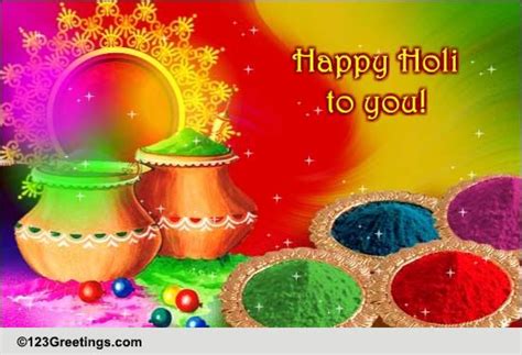 Happy Holi Cards, Free Happy Holi Wishes, Greeting Cards | 123 Greetings