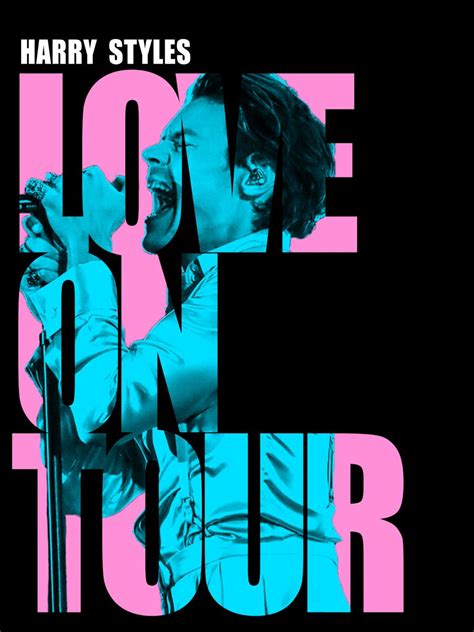 Harry Styles Love On Tour Harry Styles Poster Harry Styles Concert Poster Design