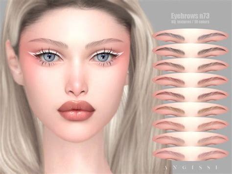 Angissi S Eyebrows N In Sims Sims Sims Cc Makeup