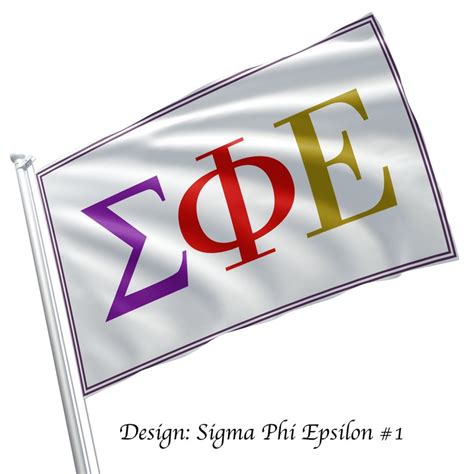 Sigma Phi Epsilon Officially Licensed Flag Banner Etsy