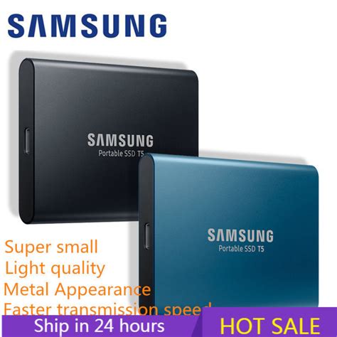 Samsung T5 Ssd Hdd 1TB 2TB Portable Top Original External Hd Drive Usb ...