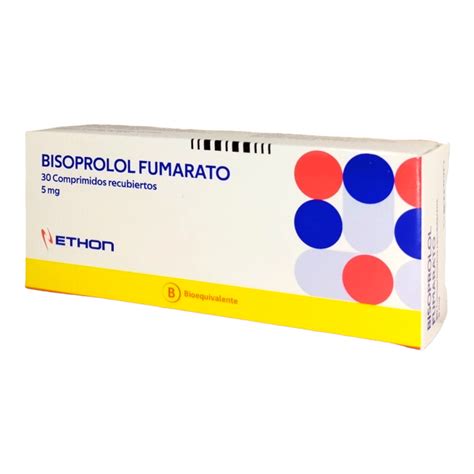 Bisoprolol 5 Mg X 30 Comprimidos Ethon