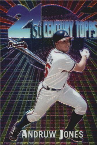 2000 Topps Chrome 21st Century Atlanta Braves Baseball Card C8 Andruw