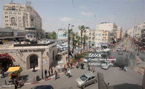 Bustling Ramallah City Center Stock Photo - Download Image Now ...