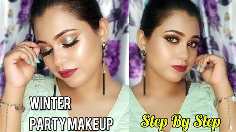 How To Do Party Makeup At Home Step By Step Winter Party Makeup Look