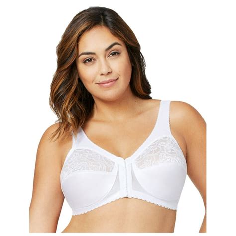 Glamorise Full Figure Plus Size Magiclift Front Closure Support Bra Wirefree 1200