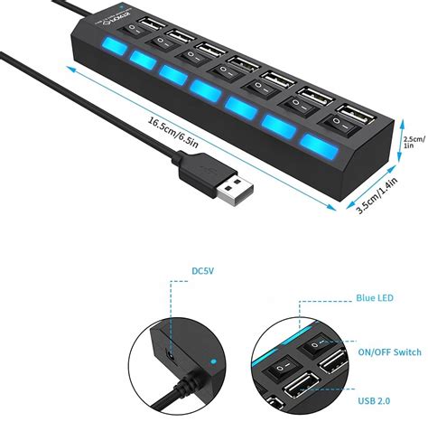 Rozga Nik Rozdzielacz Port W Hub Usb X Usb Hurtowniadbg Pl