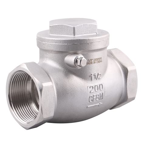 Snapklik DERPIPE 1 1 2 Inch Swing Check Valve