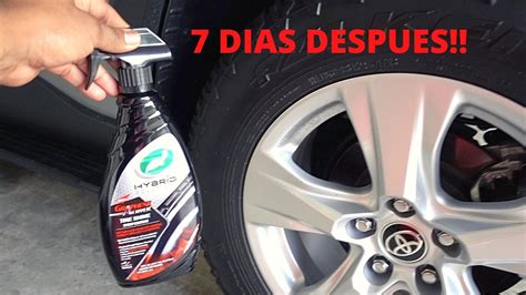 Despues De Dias Como Se Ve El Abrillantador De Llantas De Turtle Wax