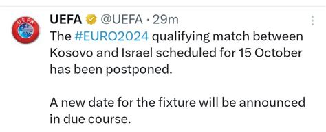 Euro 2024 Israele Non Gioca A Calcio LUefa Rinvia La Partita In