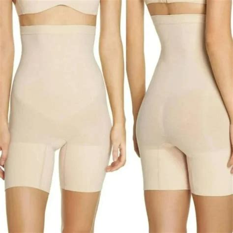 Spanx Higher Power Short In Soft Nude Medium Spanx Depop