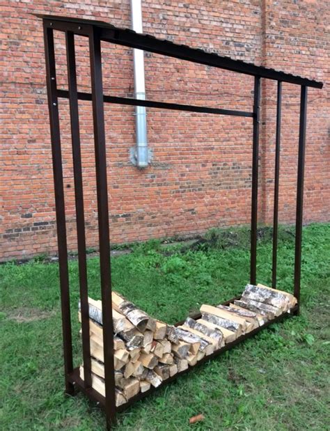 Дровница для дачи своими руками из металла (90 фото) - красивые ...