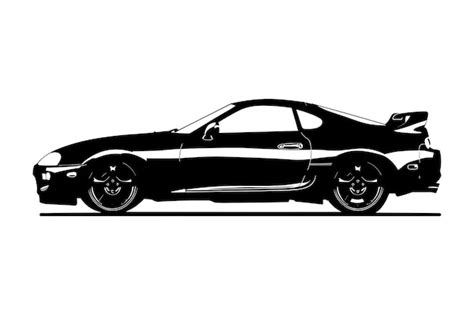 Toyota Supra Silhouette Images Free Download On Freepik