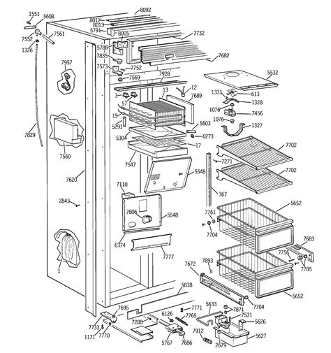 Refrigerated: Ge Profile Refrigerator Parts