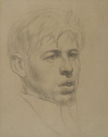 Portrait Of Gilbert Spencer Circa 1919 Liss Llewellyn