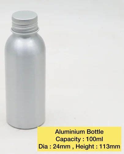 Silver Round Aluminium Cosmetic Bottles, Capacity: 100 ML at ₹ 48/piece ...