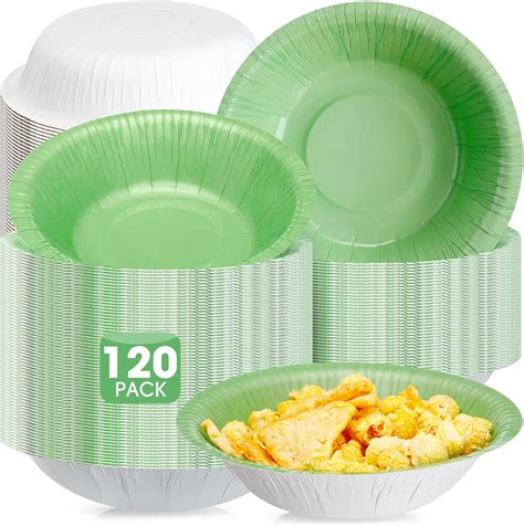 Amazon Silifine Pcs Oz Sage Green Paper Party Bowls Bulk